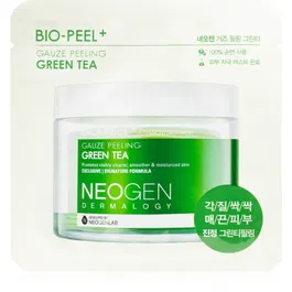 Neogen Dermalogy Bio-Peel+ Gauze Peeling Green Tea discuri pentru indepartarea impuritatilor pentru luminozitate si hidratare 8 buc