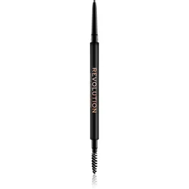 Makeup Revolution Precise Brow Pencil creion sprâncene precise cu pensula culoare Brown 0.05 g