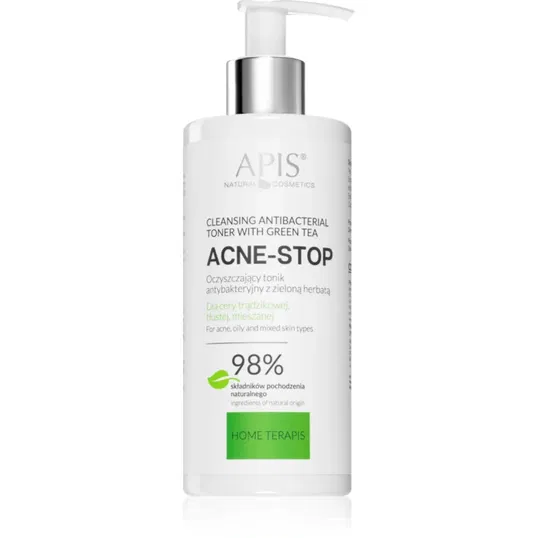 Apis Natural Cosmetics Acne-Stop Home TerApis demachiant calmant tonic pentru ten gras si problematic 300 ml