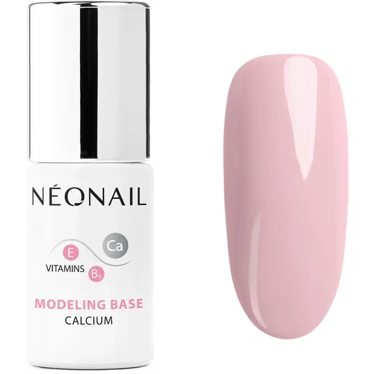 NEONAIL Modeling Base Calcium baza gel pentru unghii cu calciu culoare Neutral Pink 7,2 ml