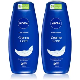 NIVEA Creme Care gel cremos pentru dus ambalaj economic 2 x 500 ml