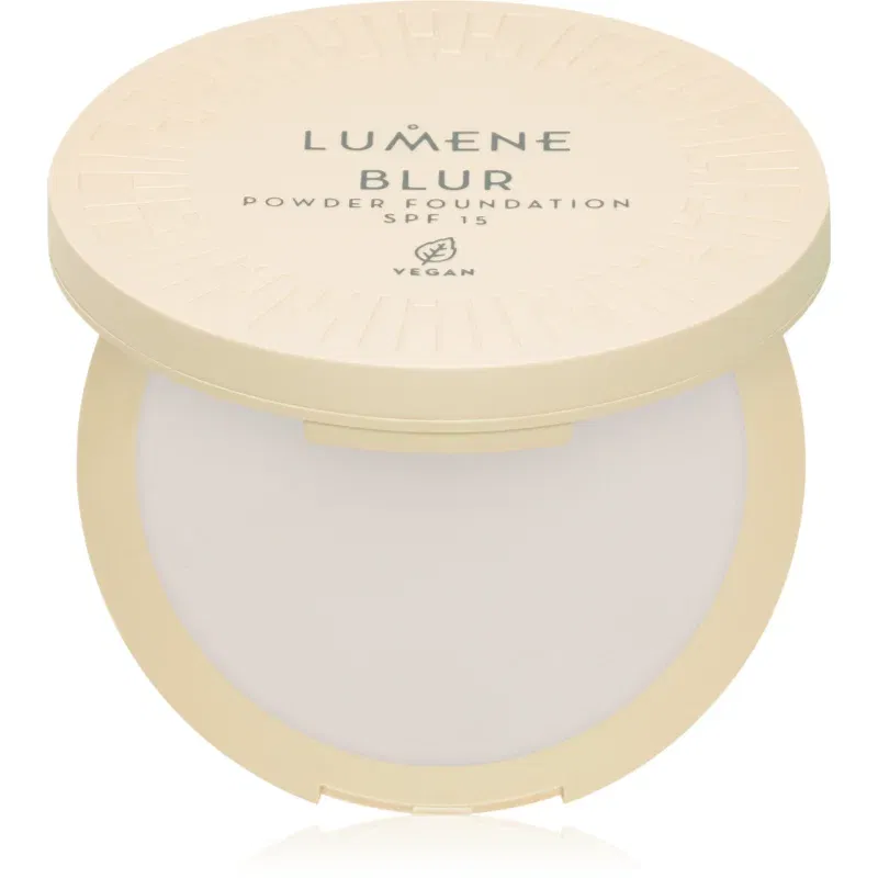 Lumene Blur 2 in 1 pudra si makeup SPF 15 culoare No. 0 10 g