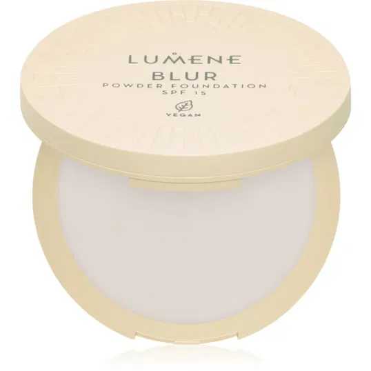 Lumene Blur 2 in 1 pudra si makeup SPF 15 culoare No. 0 10 g