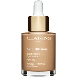 Clarins Skin Illusion Natural Hydrating Foundation makeup radiant cu hidratare SPF 15 culoare 111N Auburn 30 ml