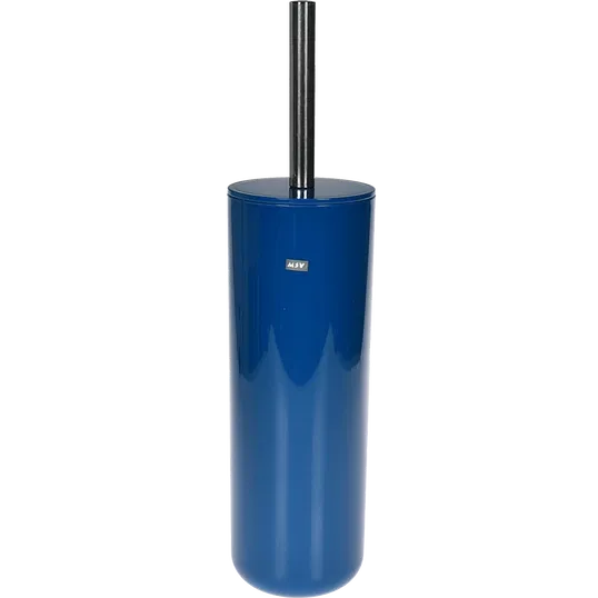 Perie WC MSV Inagua, plastic, albastru, 9.3 x 35.5 cm