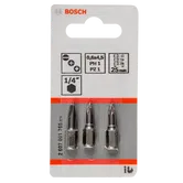 Set mixt biti Bosch LS/PH1/PZ1, universal, 25 mm