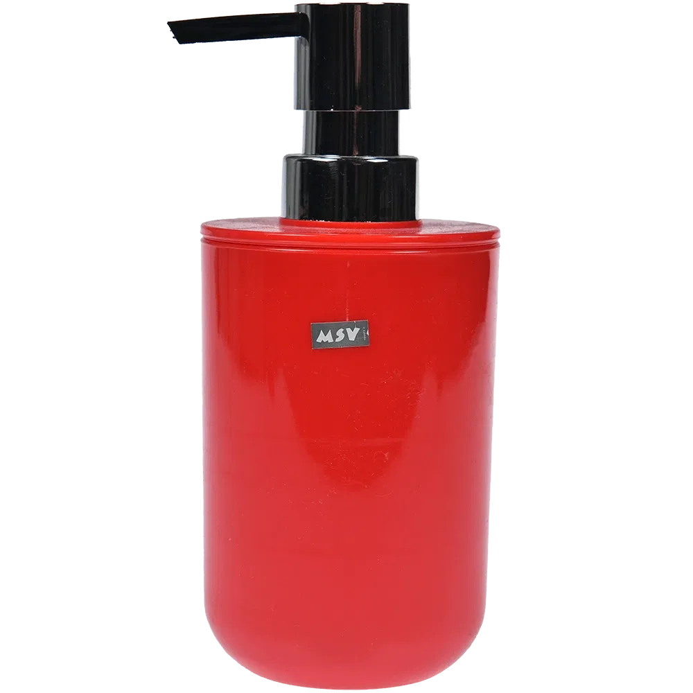 Dozator sapun lichid MSV Inagua, plastic, rosu