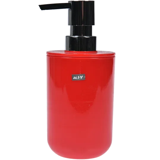 Dozator sapun lichid MSV Inagua, plastic, rosu