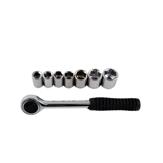 Set 7 chei tubulare, Topex, 3/8, 10 - 20 mm