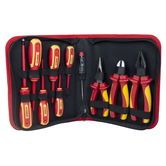 Set 10 scule de mana VDE 1000V Hyundai HY-59415, crom-vanadium, galben-rosu, 10 bucati