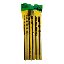 Set 6 burghie lungi Top Tools 60H816, mandrina standard, pentru lemn, 6-14 mm