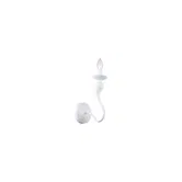 Aplica Klausen Impress, metal, 1 X E14, 40 W, alb, 18.5 x 31.5 cm