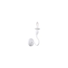 Aplica Klausen Impress, metal, 1 X E14, 40 W, alb, 18.5 x 31.5 cm
