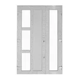Usa PVC pentru intrare, alb, 120 x 205 cm, stanga
