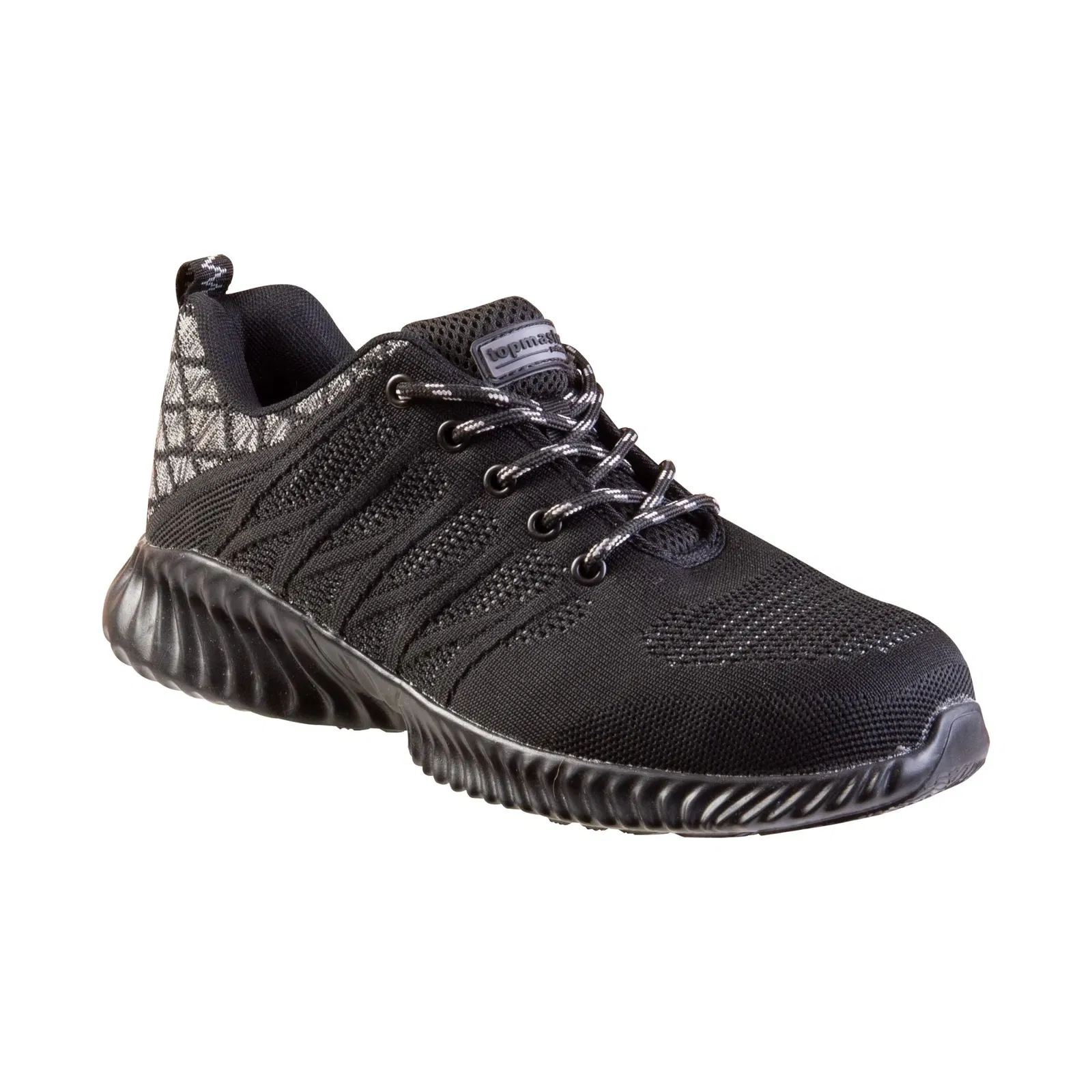 Pantofi de protectie cu bombeu metalic Topmaster TMP S1, negru, marimea 42