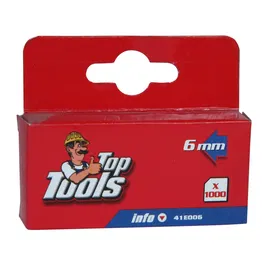 Capse Topex, pentru tapiterie, de tip J, 6mm, 1000 buc