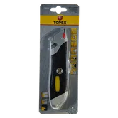 Cutter cu lama trapezoidala, Topex 17B173 + 6 rezerve
