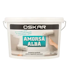 Amorsa perete Oskar, interior, alba, 12 L