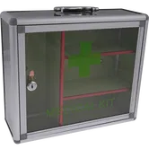 Cutie medicala Sanitec, 37 x 14 x 33 cm, gri