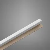 Panou decorativ Linea Slim, 1 lamela, alb, interior, 265 x 5.4 cm