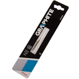 Set 5 burghie Graphite, HSS-TiN, pentru metal, 1 mm
