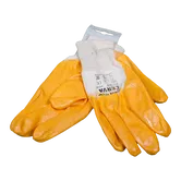 Manusi de protectie Dalgeco Kalara 1453, tricot + cauciuc nitrilic, marimea 9, galben-gri