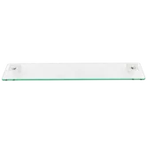 Etajera oglinda baie Flat Romtatay, sticla, 1 raft, 50 cm