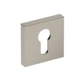 Rozeta Gamet PLT26, patrata, zamac, nichel satinat, 52 x 52 mm