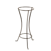 Suport tip amfora, inaltime 50 cm, fier forjat, negru