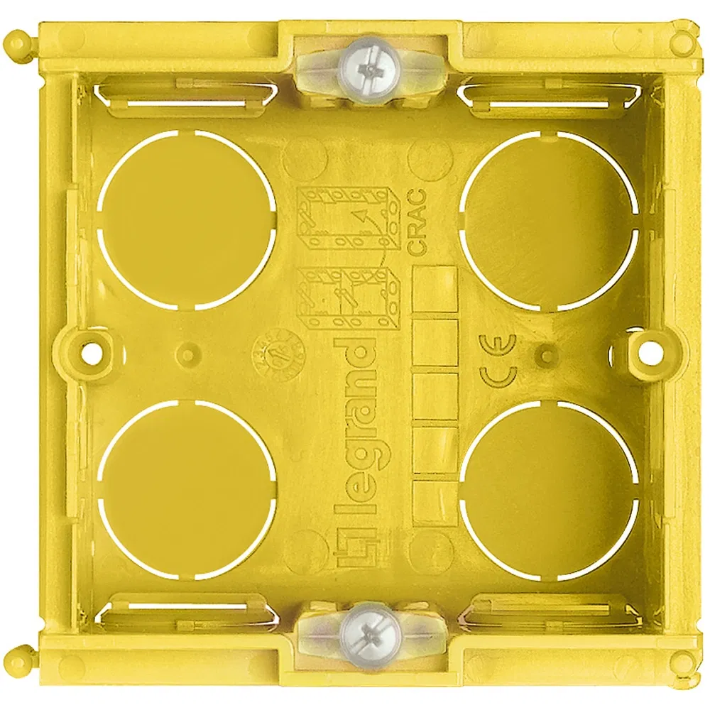 Doza zidarie 2 module Matix Bticino 502E, montaj incastrat