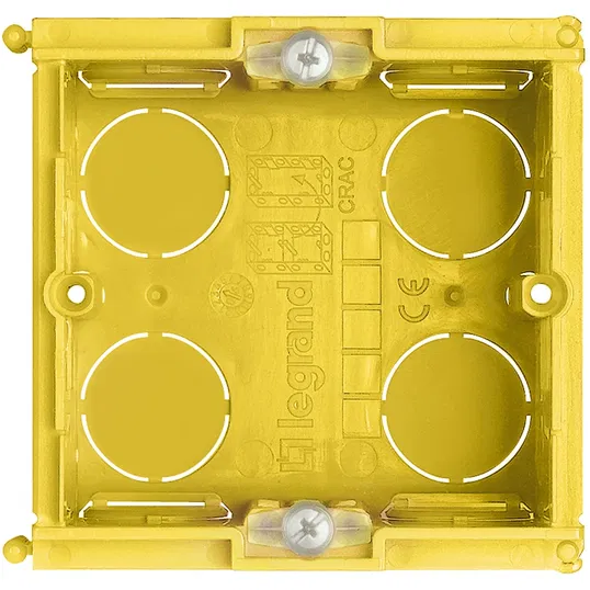 Doza zidarie 2 module Matix Bticino 502E, montaj incastrat