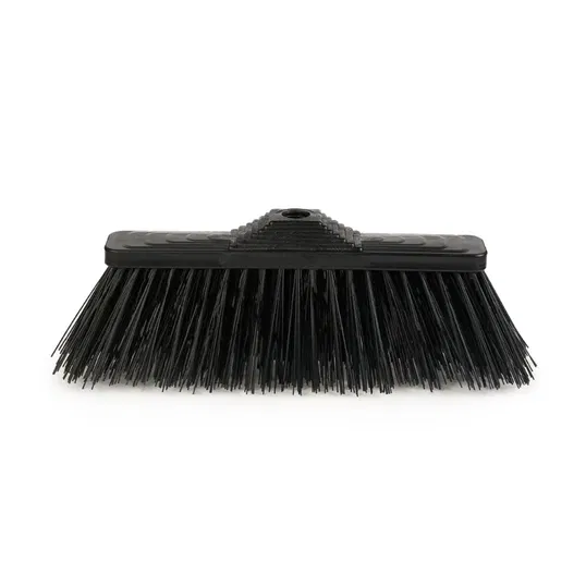 Matura curte TORA, PVC si fibre sintetice, negru, 32.5 x 6 cm