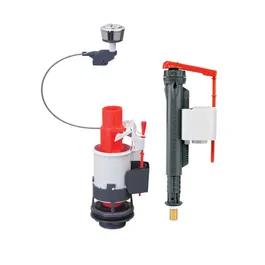 Mecanism WC Wirquin, cu dubla apasare, cu flotor lateral, racord 3/8, plastic