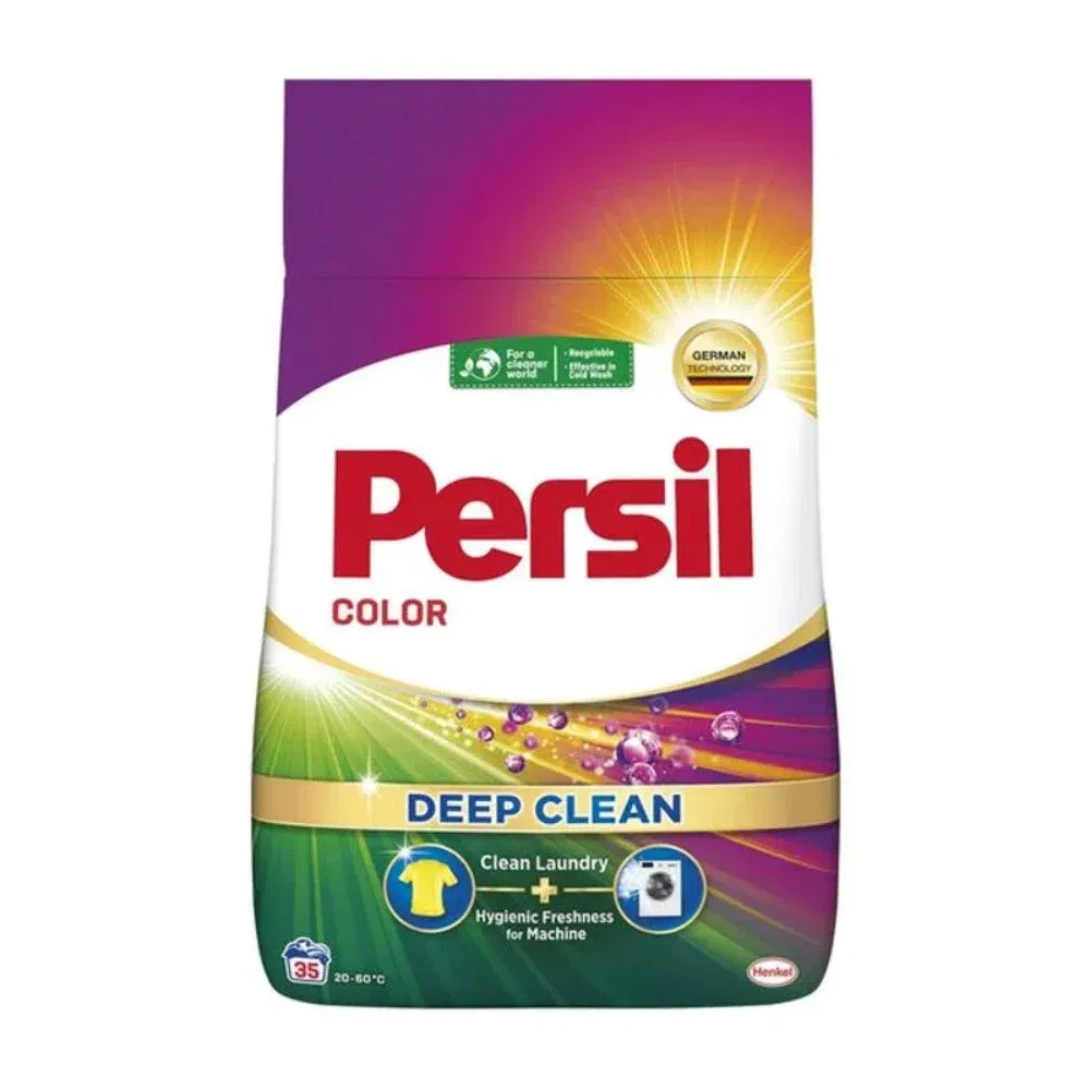 Detergent pudra Persil automat, rufe colorate, 2.1 kg/35 spalari