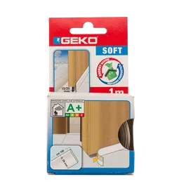 Prag izolator din spuma PVC, Geko Soft, transparent, 28 x 2 mm x 1 m