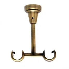 Consola galerie Sndeco, fier forjat, bronz antic, 19 mm, set 2 buc