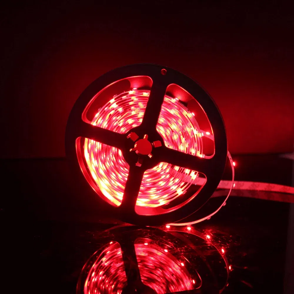 Banda LED Flink, flexibila, 12V, 12 W/ml, 3-4 lm, rosu, 5 m
