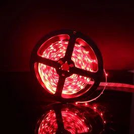 Banda LED Flink, flexibila, 12V, 12 W/ml, 3-4 lm, rosu, 5 m
