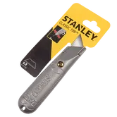 Cutter cu lama trapezoidala, Stanley 199E + 2 rezerve