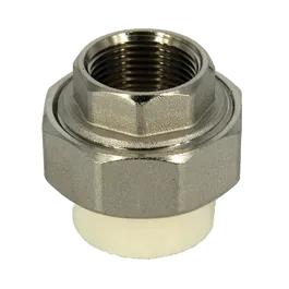 Racord olandez alama Vesbo, filet interior, PPR, alb, 25 mm x 3/4 inch