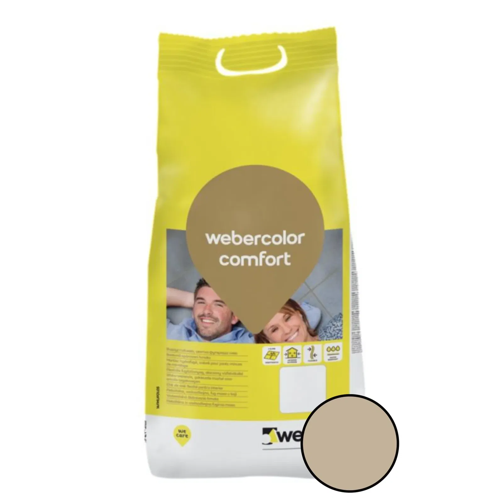 Chit de rosturi Weber Color Comfort interior/exterior Nutt 2Kg