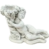 Decoratiune gradina Cementarte, statuie copil, beton, 35 x 38 x 20 cm, 14 kg