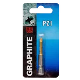 Bit pentru surubelnita electrica Graphite, PZ1, 1 buc, 50 mm