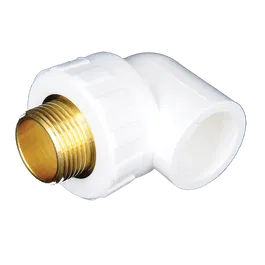 Cot PPR 90° Supratherm, filet exterior, 32 mm x 1, alb