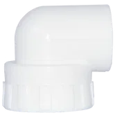 Cot PPR 90° Supratherm, filet interior, 32 mm x 1, alb