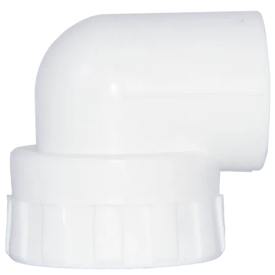 Cot PPR 90° Supratherm, filet interior, 32 mm x 1, alb