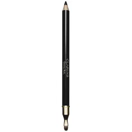 Clarins Crayon Khôl eyeliner cu ascutitoare pentru un machiaj fumuriu 01 Carbon Black 1.05 g