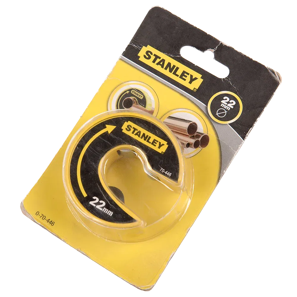 Dispozitiv de taiat tevi Stanley 0-70-446, metal, galben + negru, 22 mm