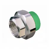 Racord olandez alama Hausterm, filet interior, PPR, verde, 25 mm x 3/4 inch
