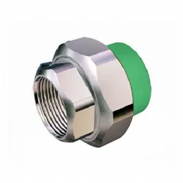 Racord olandez alama Hausterm, filet interior, PPR, verde, 25 mm x 3/4 inch